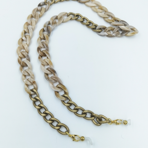 Acrylic chain in earth colors