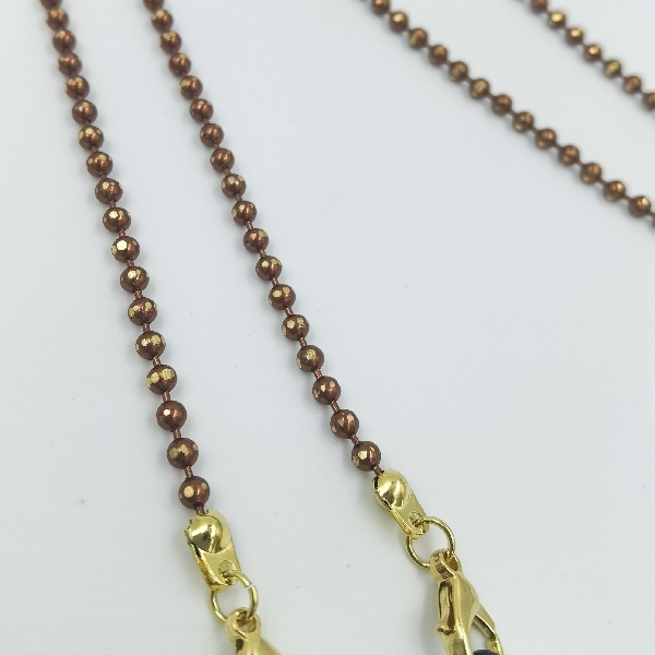 Bronze dots chain